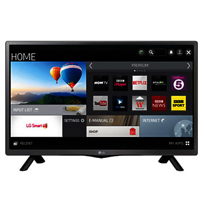 LG 28LF491U LED HD Ready Smart TV, 28 with Freeview and Built-In Wi-Fi LG 28LF491U LED HD Ready Smart TV, 28 with Freeview and Built-In Wi-Fi